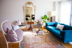Toronto Eclectic Living room teal Sofa