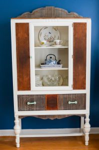 China Cabinet makeover wood, modern, eclectic